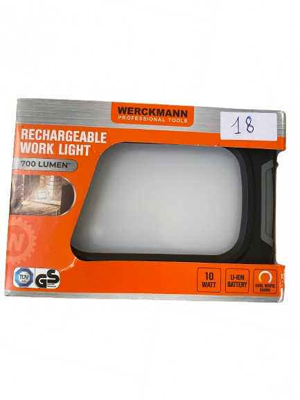 Lampe de travail rechargeable